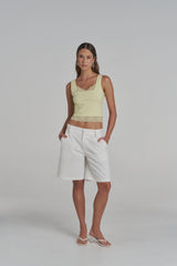 PRE-ORDER - SUMMI SUMMI - BERMUDA SHORT - IVORY