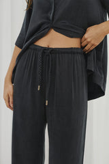 MARTIN - FLEUR PANT - BLACK