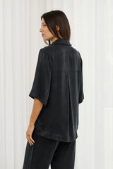 MARTIN - HAZEL SHIRT - BLACK