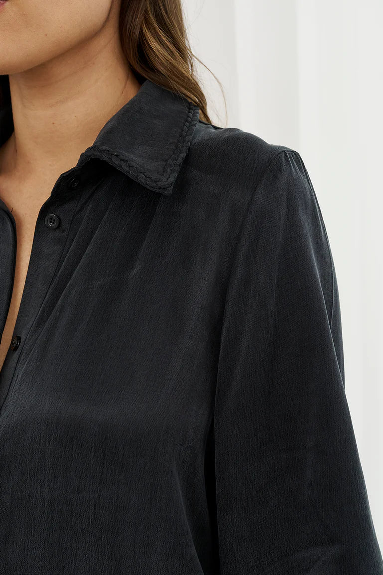 MARTIN - HAZEL SHIRT - BLACK