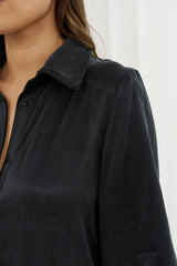 MARTIN - HAZEL SHIRT - BLACK