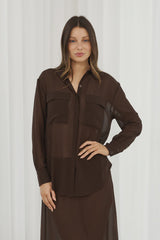 MARTIN - IVY SHIRT - CHOCOLATE