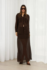 MARTIN - MILLIE SKIRT - CHOCOLATE