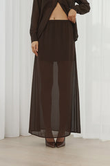 MARTIN - MILLIE SKIRT - CHOCOLATE