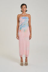 SUMMI SUMMI - STRAPLESS MESH DRESS - MEDUSA PHASE