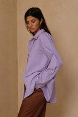 LILYA - VINNIE SHIRT - PURPLE STRIPE