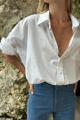 LILYA - MARCOOLA SHIRT - CRISP WHITE