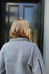 RAEF - RAE QUARTER ZIP POLAR FLEECE JUMPER - DARK GREY