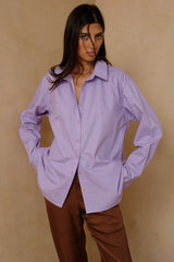 LILYA - VINNIE SHIRT - PURPLE STRIPE