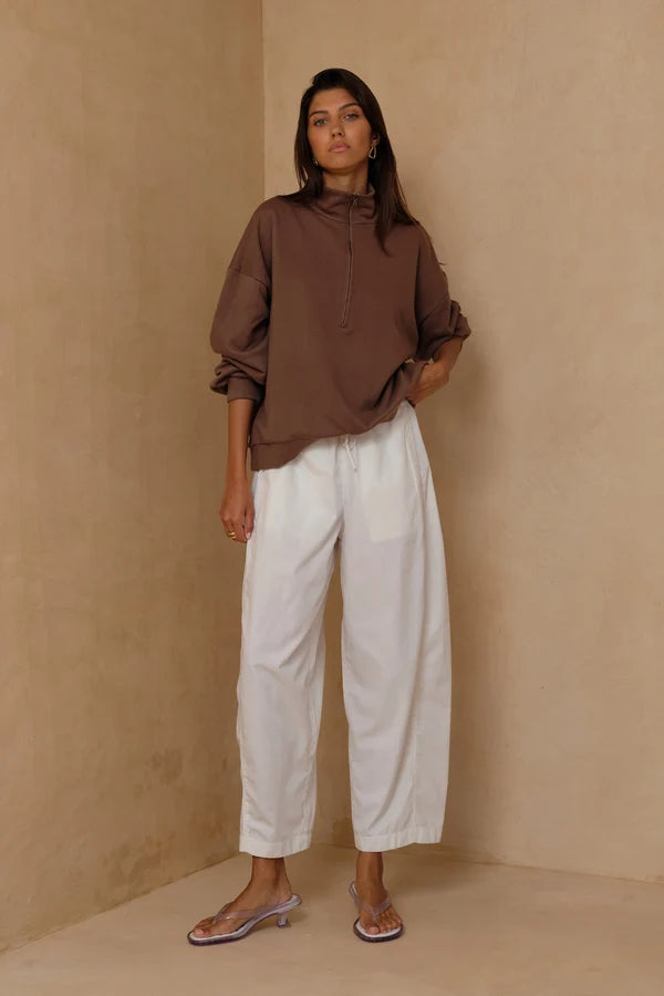 LILYA - COCONUT PANT - COCONUT IVORY