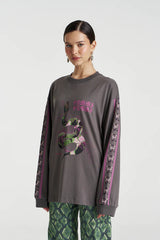 PRE ORDER - SUMMI SUMMI - EDEN LS TEE -SHADOW