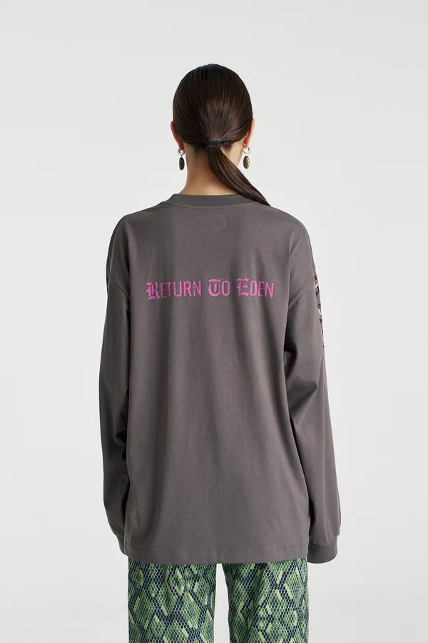 SUMMI SUMMI - EDEN LS TEE -SHADOW