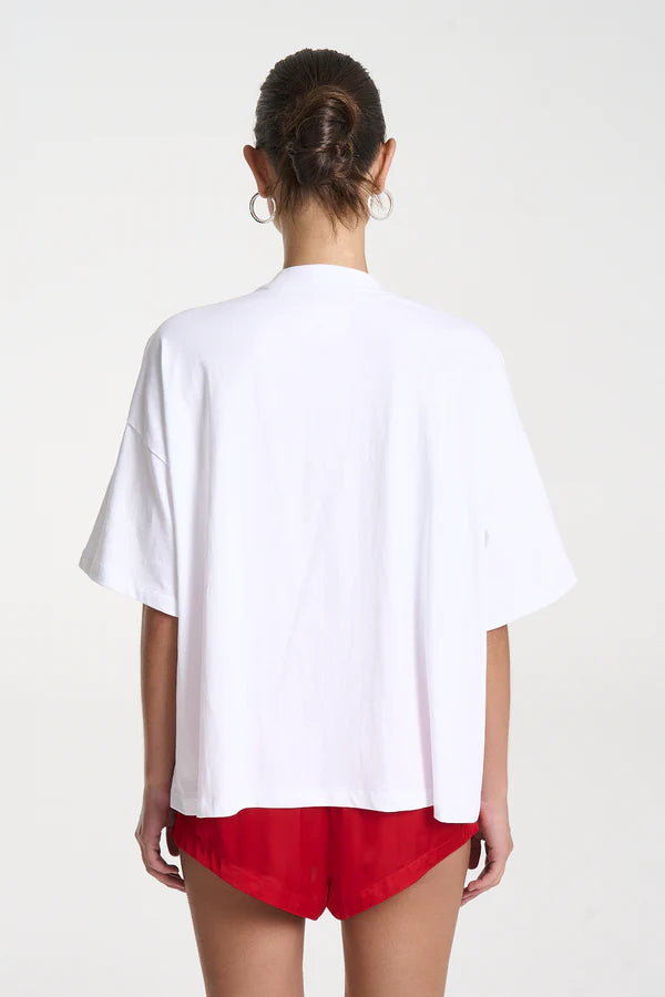 SUMMI SUMMI - I HEART DOLPHINS TEE - WHITE TROPPO