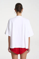 SUMMI SUMMI - I HEART DOLPHINS TEE - WHITE TROPPO