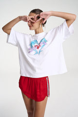 SUMMI SUMMI - I HEART DOLPHINS TEE - WHITE TROPPO
