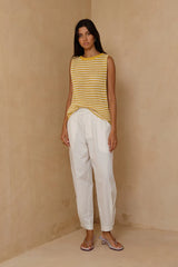 LILYA - UTILITY PANT - COCONUT IVORY