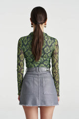 PRE ORDER - SUMMI SUMMI - MESH LS ROUND SKIVVY