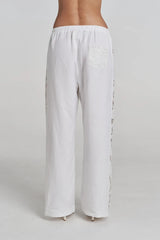 SUMMI SUMMI - RELAXED ANGLAISE PANT - WHITE