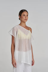 PRE-ORDER - SUMMI SUMMI - CRYSTAL TOP - WHITE