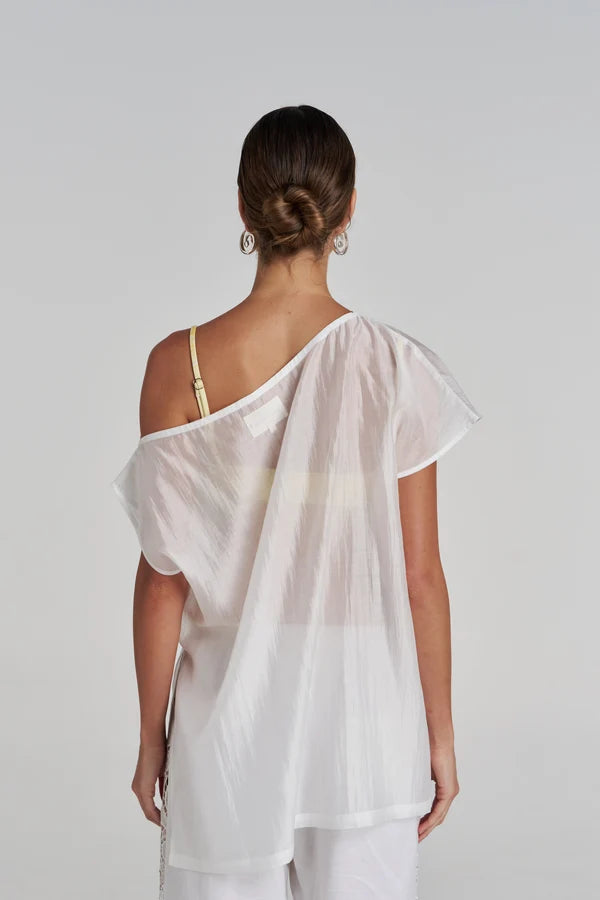 PRE-ORDER - SUMMI SUMMI - CRYSTAL TOP - WHITE
