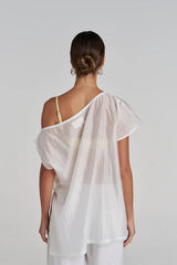 PRE-ORDER - SUMMI SUMMI - CRYSTAL TOP - WHITE