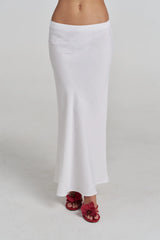PRE-ORDER - SUMMI SUMMI - SLIP SKIRT - WHITE