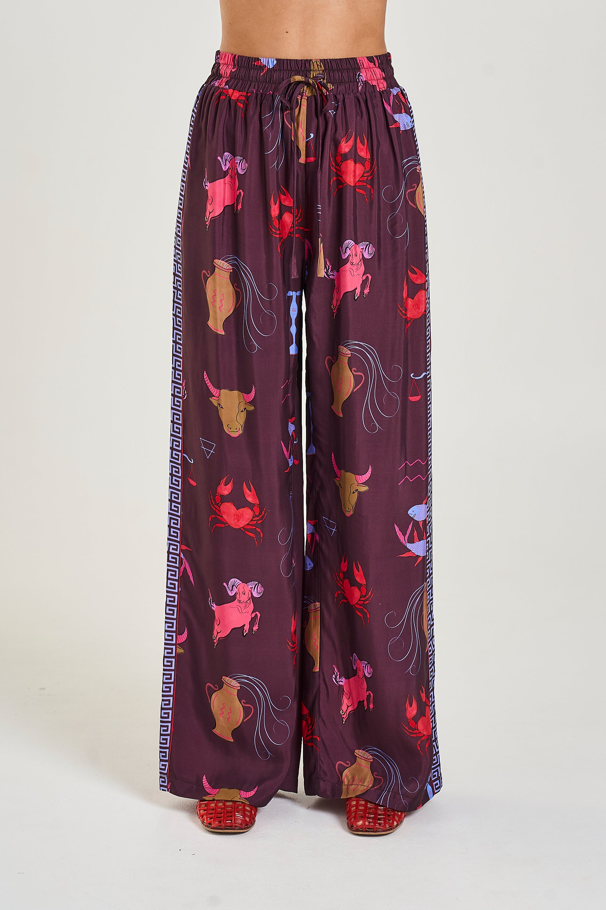 SUMMI SUMMI - WIDE LEG PANT - ZODIAC