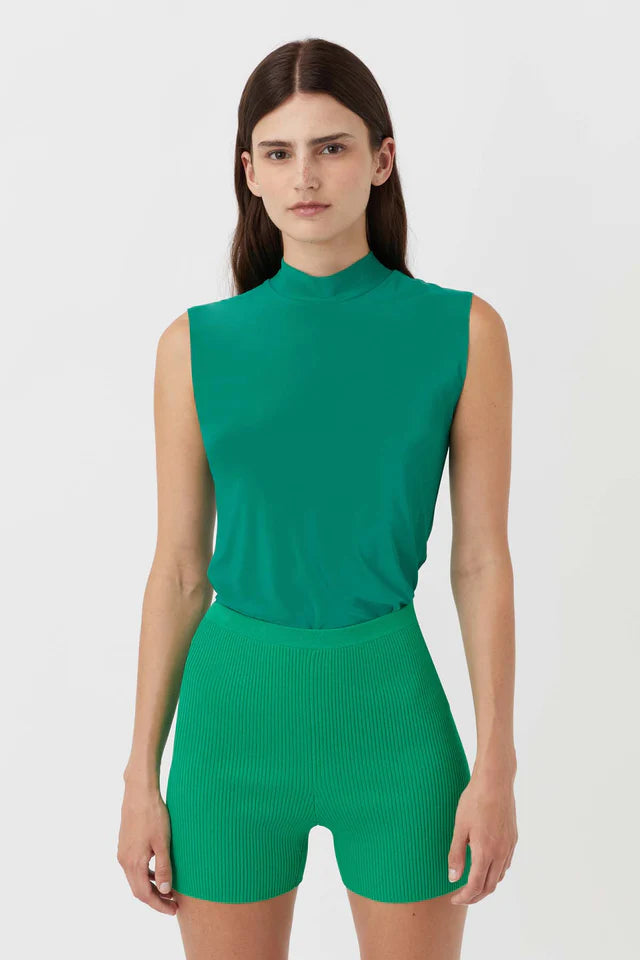 CAMILLA AND MARC - WILLOW KNIT BIKE SHORT- EMERALD