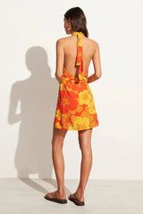 FAITHFULL THE BRAND - ODETTE MINI DRESS - SURFS UP FLORAL PRINT