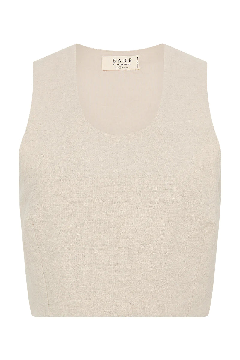 BARE BY CHARLIE HOLIDAY - THE CASUAL TOP - OAT
