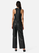 ENA PELLY - STANFORD LEATHER PANT - BLACK